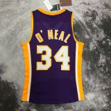 Men's M&N 1999/2000 Shaquille O'Neal Purple Retro Jersey
