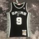 Men's M&N 2002/03 Tony Parker Black Retro Jersey
