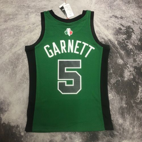 Men's M&N Kevin Garnett Green Retro Jersey