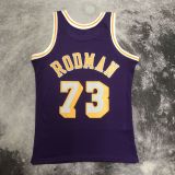 Men's M&N 98/99 Dennis Rodman Purple Retro Jersey