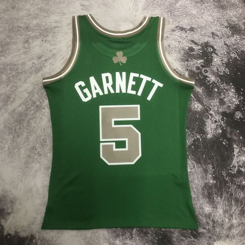 Men's M&N 2007/08 Kevin Garnett Green Retro Jersey