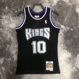 Men's M&N 2001 Mike Bibby Black Retro Jersey