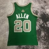 Men's M&N 2007/08 Ray Allen Green Retro Jersey
