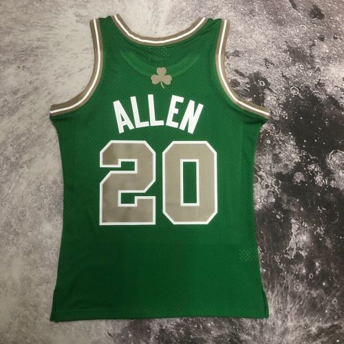 Men's M&N 2007/08 Ray Allen Green Retro Jersey