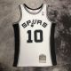 Men's M&N 1993/94 Dennis Rodman White Retro Jersey