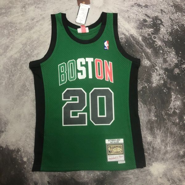 Men's M&N Ray Allen Green Retro Jersey