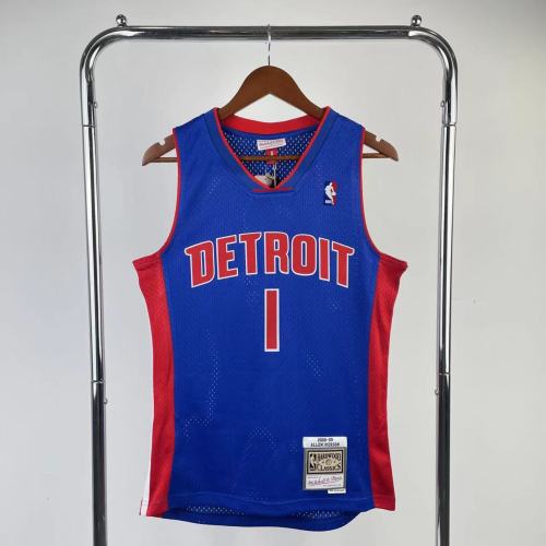 Men's M&N 2008/09 Allen Iverson Blue Retro Jersey