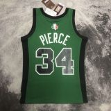 Men's M&N Paul Pierce Green Retro Jersey
