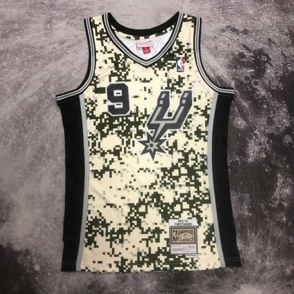 Men's M&N 2013/14 Tony Parker Retro Jersey