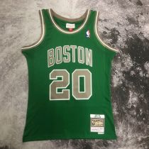Men's M&N 2007/08 Ray Allen Green Retro Jersey