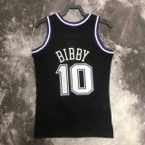 Men's M&N 2001 Mike Bibby Black Retro Jersey
