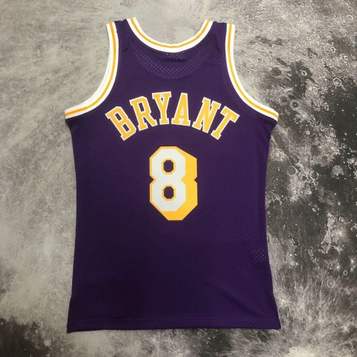 Men's M&N 96/97 Kobe Bryant Purple Retro Jersey