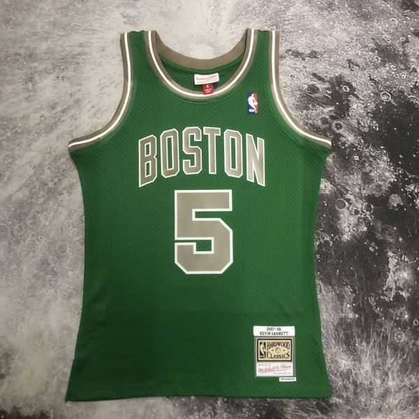 Men's M&N 2007/08 Kevin Garnett Green Retro Jersey