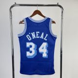 Men's M&N 1996/97 Shaquille O'Neal Blue Retro Jersey