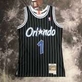 Men's M&N 1995 Anfernee Hardaway Black Retro Jersey