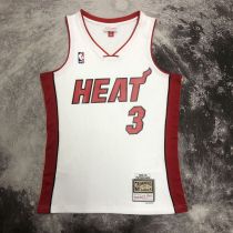 Men's M&N 2005/06 Dwyane Wade White Retro Jersey