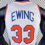 Men's M&N 1991/92 Patrick Ewing White Retro Jersey
