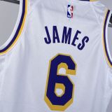 Youth LeBron James White Team Jersey
