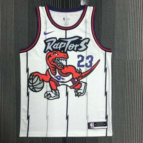 Men's Fred VanVleet White Retro Team Jersey