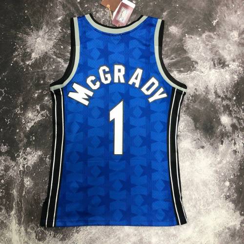 Men's M&N 2000/01 Tracy McGrady Blue Retro Jersey