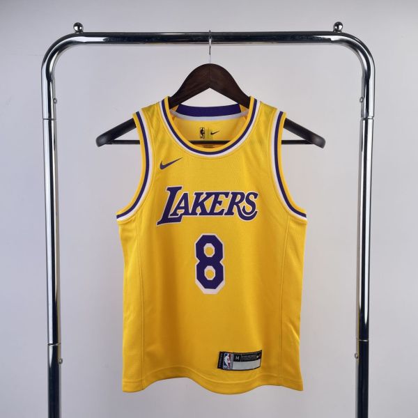 Youth Kobe Bryant Yellow Team Jersey