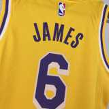 Youth LeBron James Yellow Team Jersey