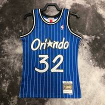 Men's M&N 1994/95 Shaquille O'Neal Blue Retro Jersey