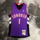 Men's M&N 2000 Tracy McGrady Purple/Black Retro Jersey