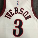 Men's Allen Iverson White Retro Team Jersey