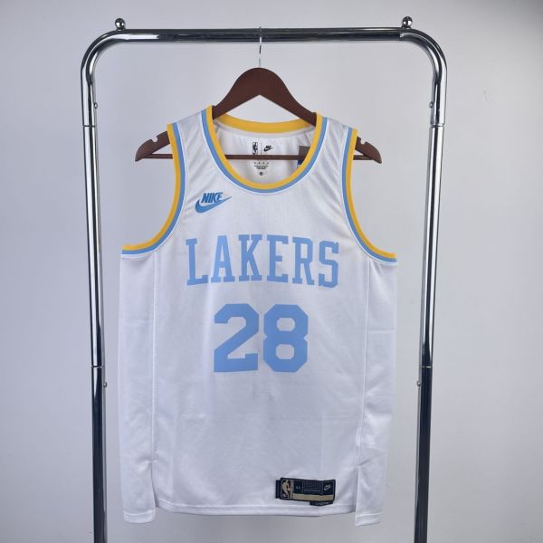 Men's Rui Hachimura White Retro Team Jersey