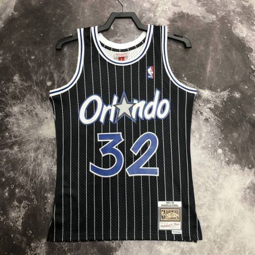 Men's M&N 1994/95 Shaquille O'Neal Black Retro Jersey