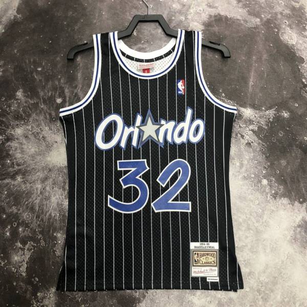 Men's M&N 1994/95 Shaquille O'Neal Black Retro Jersey