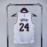 Youth Kobe Bryant White Team Jersey