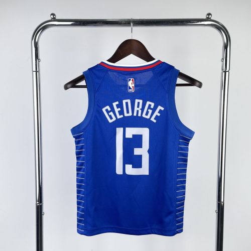 Youth Paul George Blue Team Jersey