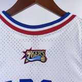 Men's 2003 Allen Iverson All Star White Retro Jersey