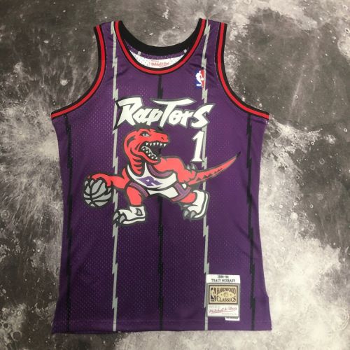 Men's M&N 1999 Tracy McGrady Purple Retro Jersey