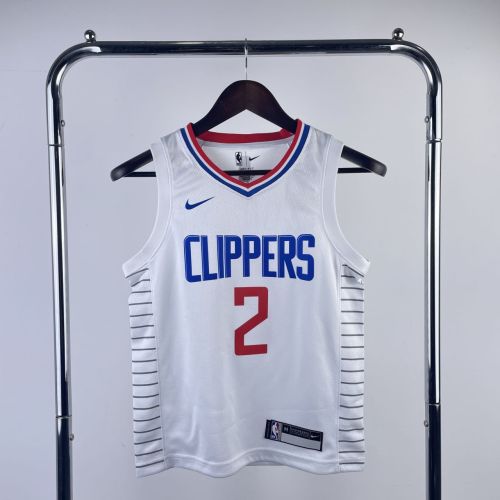 Youth Kawhi Leonard White Team Jersey