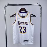 Youth LeBron James White Team Jersey