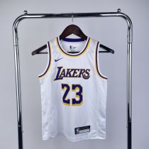 Youth LeBron James White Team Jersey