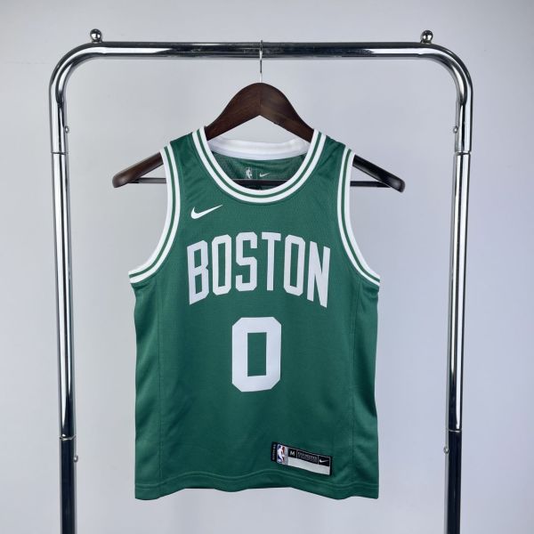 Youth Jayson Tatum Green Team Jersey