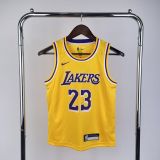 Youth LeBron James Yellow Team Jersey