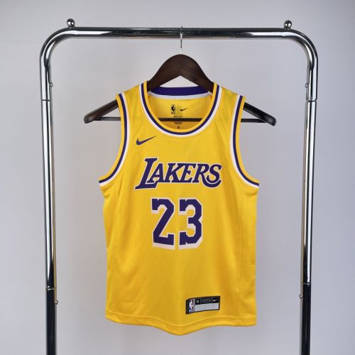 Youth LeBron James Yellow Team Jersey