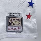 Men's 2003 Allen Iverson All Star White Retro Jersey