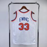Men's M&N 1991/92 Patrick Ewing White Retro Jersey
