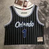 Women's M&N Anfernee Hardaway Black Retro Jersey