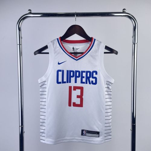 Youth Paul George White Team Jersey