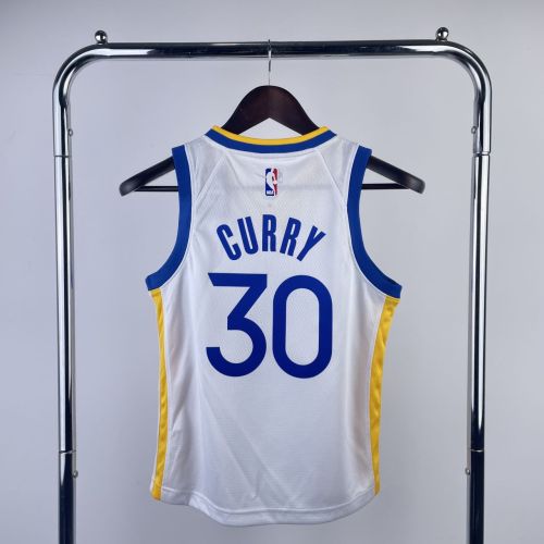 Youth Stephen Curry White Team Jersey