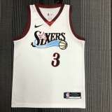 Men's Allen Iverson White Retro Team Jersey