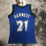 Men's M&N 2003/04 Kevin Garnett Blue Retro Jersey