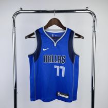 Youth Luka Doncic Blue Team Jersey